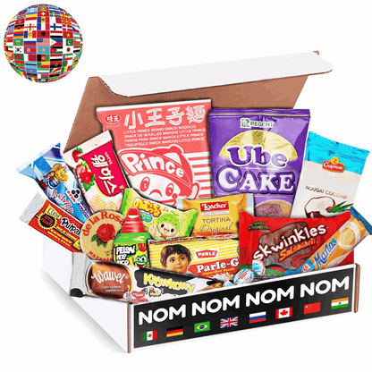 30+ Global Snacks & Candies - Asian, European, Latin Treats Gift Box | Taste The Planets 