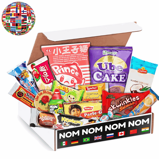 30+ Global Snacks & Candies - Asian, European, Latin Treats Gift Box | Taste The Planets 