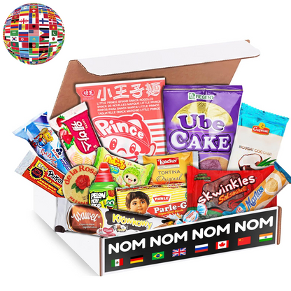 30+ Global Snacks & Candies – Asian, European, Latin Treats Gift Box