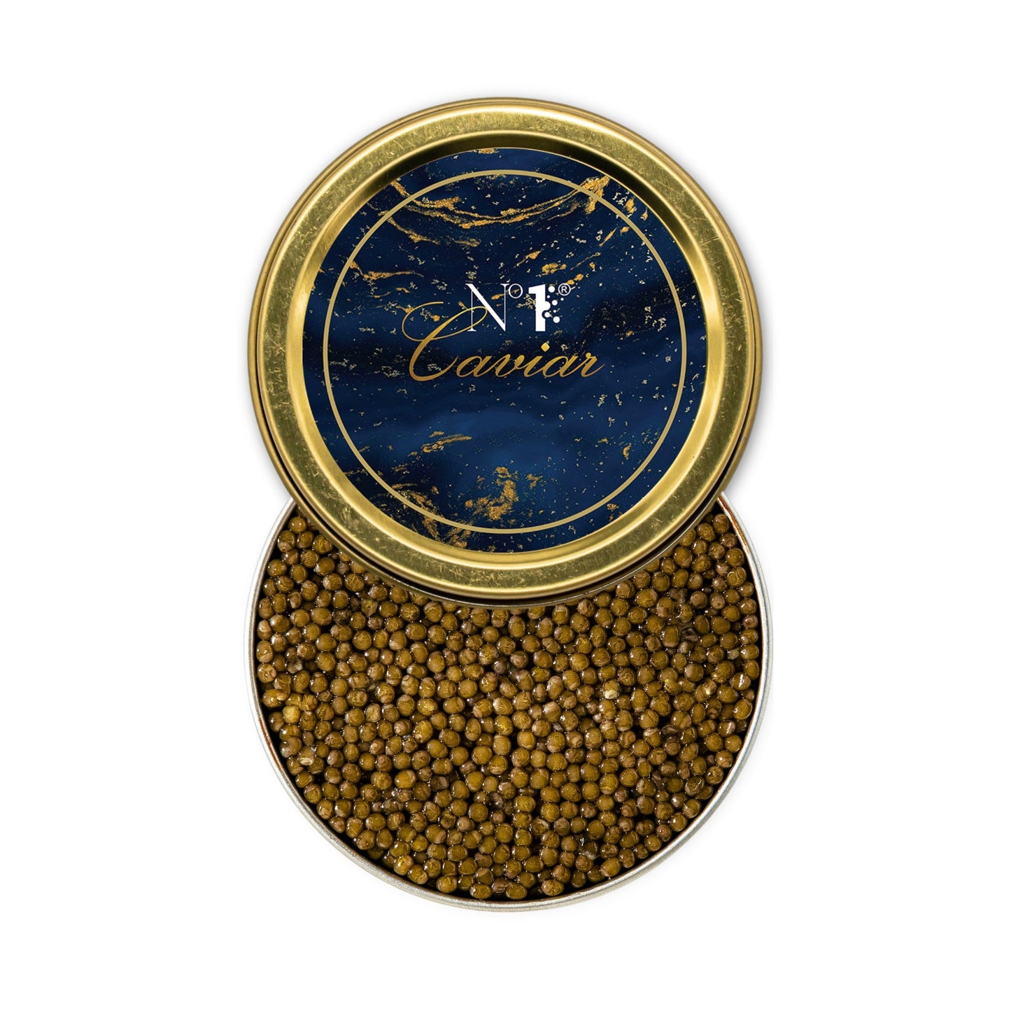 Russian Kaluga Classic Caviar w/ large buttery pearls, dark hues, mild salt