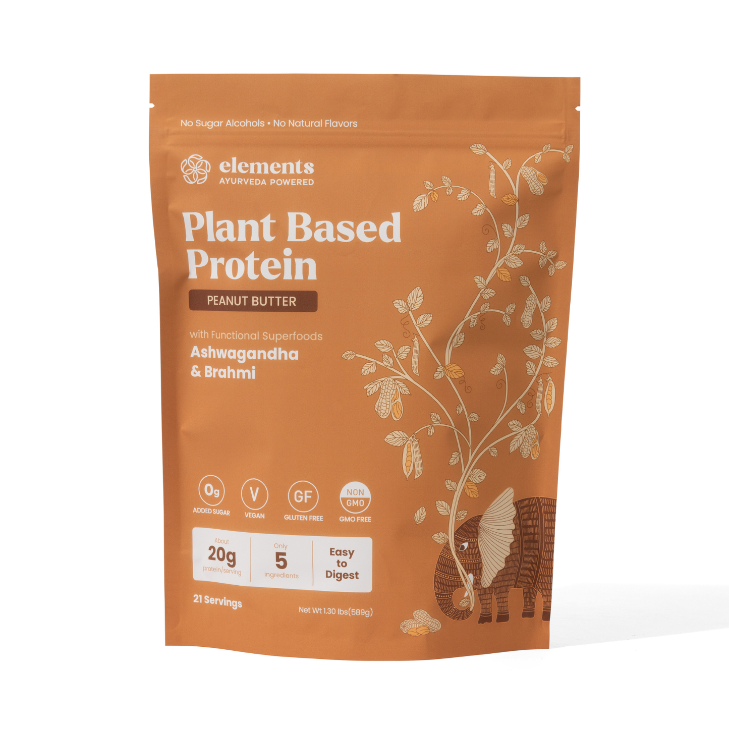 Vegan Protein Powder with Ayurveda Superfoods – 20g Protein, Plant-Based