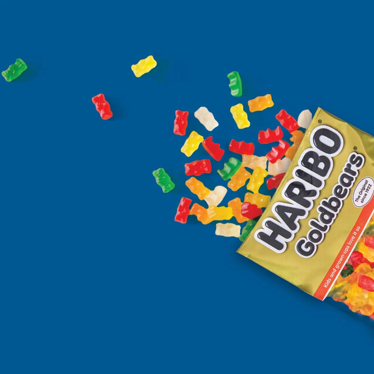 Goldbears Gummies Original Assorted Fruit Flavor Gummy Candy, 3Lb, Party Size Bag