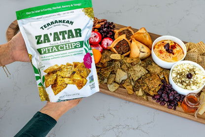 Crunchy Lebanese Za’atar Pita Chips – Vegan, Low-Fat, Authentic