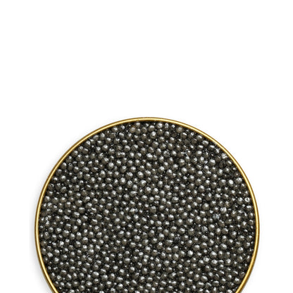 Russian Royal Beluga Caviar w/ large, creamy pearls and rich nutty flavor