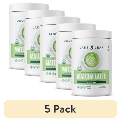 Organic Japanese Jade Leaf Matcha Latte Mix, Powdered Tea Variety