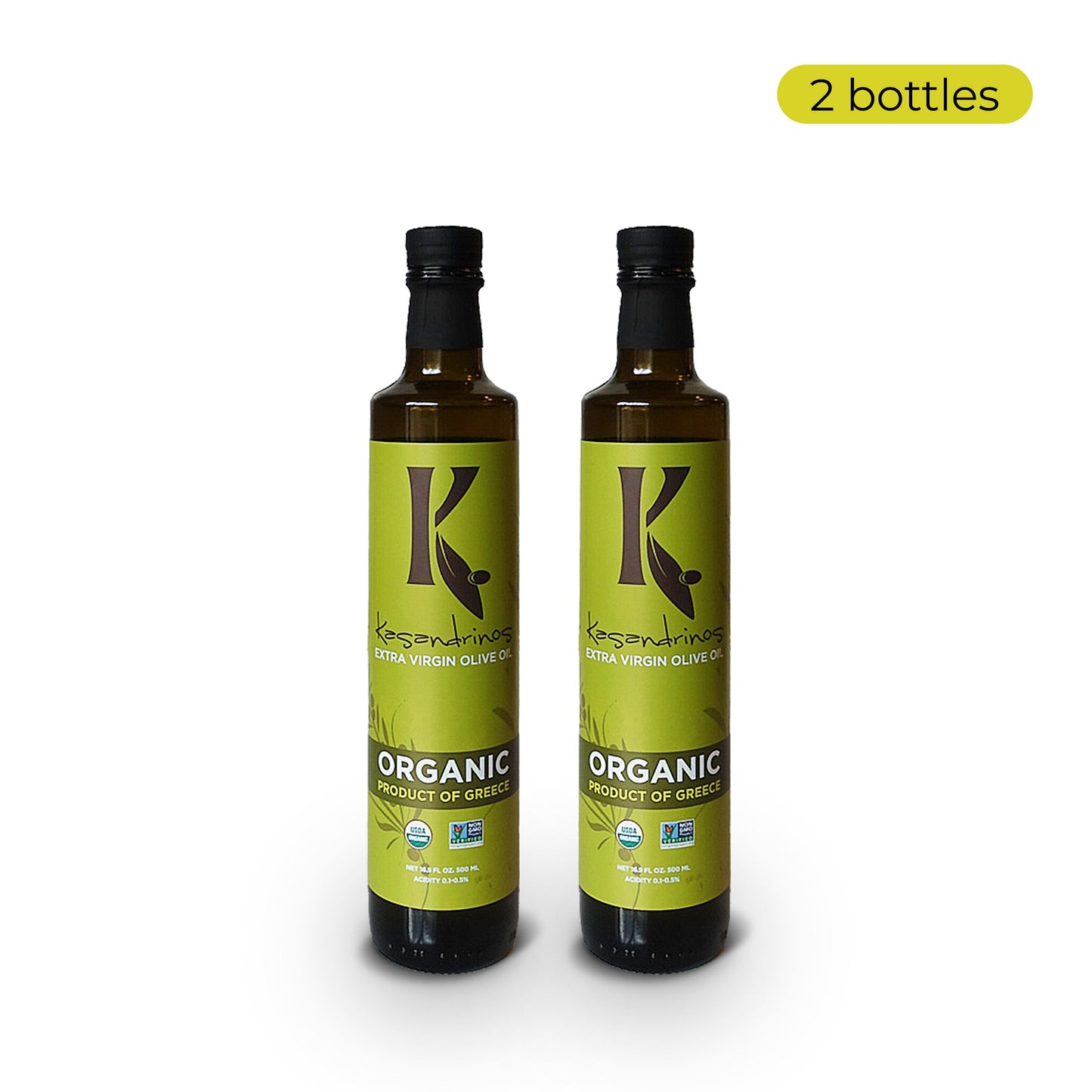 Kasandrinos Organic Extra Virgin Olive Oil – Cold-Pressed Greek Olive Oil