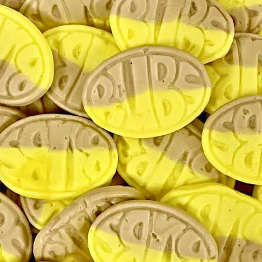 Swedish Bubs Goody Sweet Ovals Candy – Banana Flavored 90g