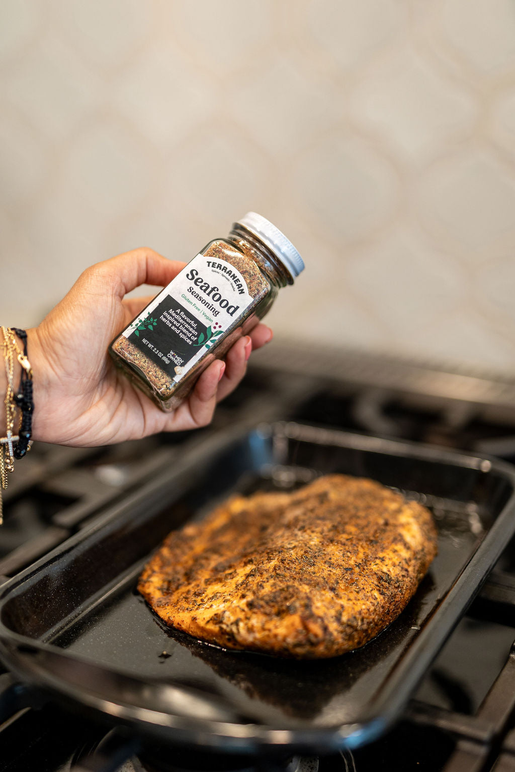 Mediterranean Seafood Spice Blend – Vegan, Gluten-Free, Light Salt