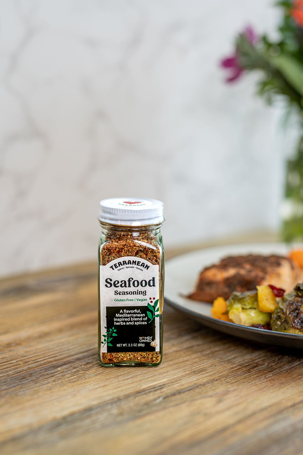 Mediterranean Seafood Spice Blend – Vegan, Gluten-Free, Light Salt