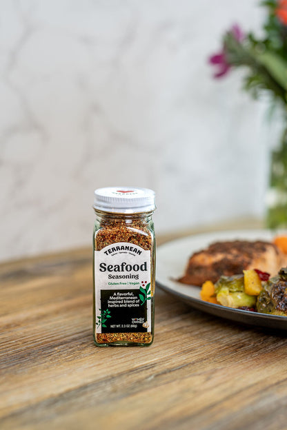 Mediterranean Seafood Spice Blend – Vegan, Gluten-Free, Light Salt