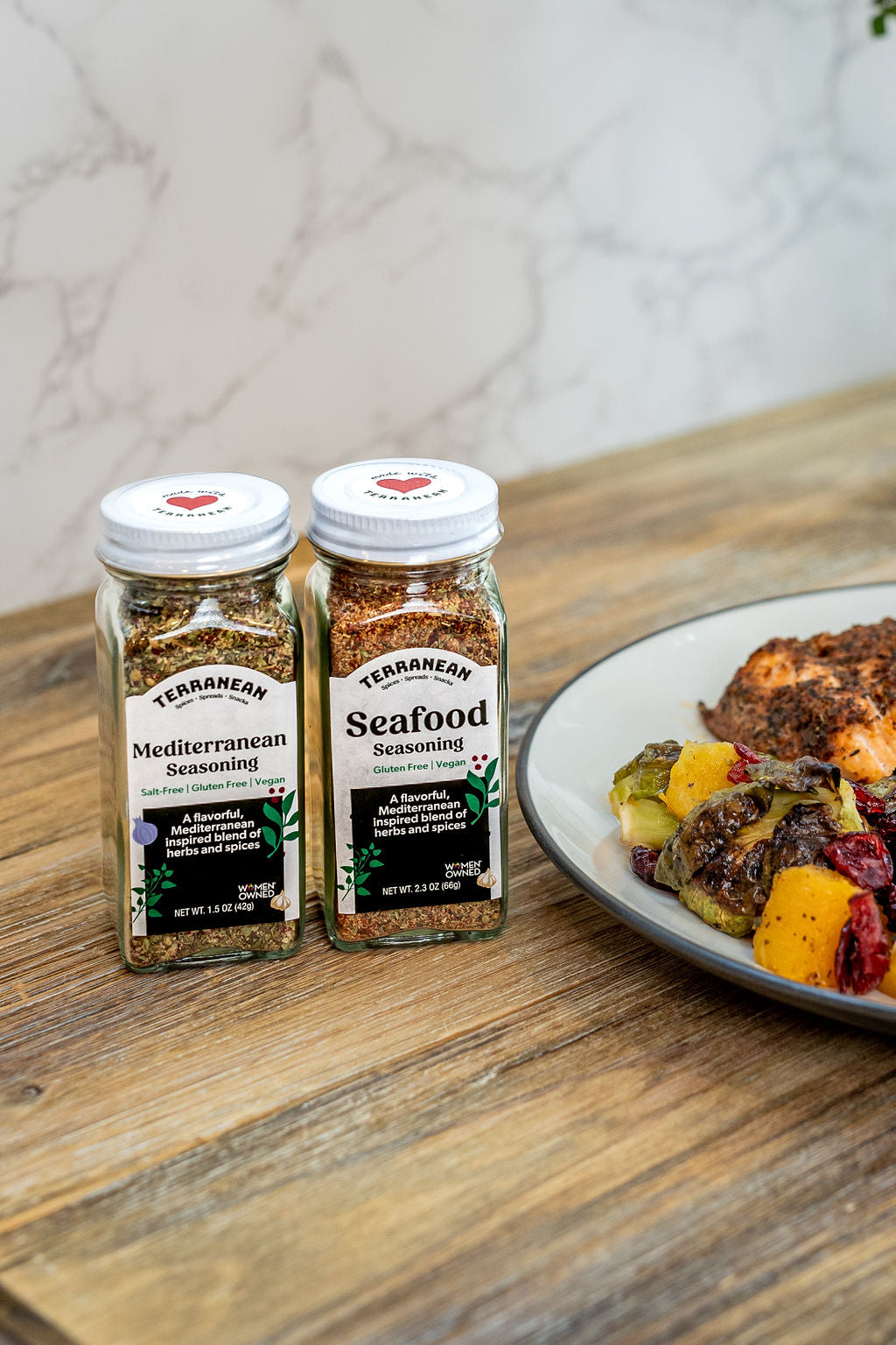 Mediterranean Seafood Spice Blend – Vegan, Gluten-Free, Light Salt
