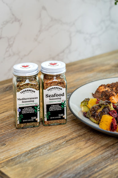 Mediterranean Seafood Spice Blend – Vegan, Gluten-Free, Light Salt