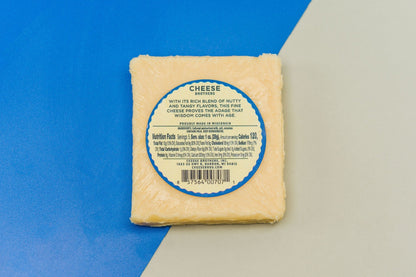 8-Year-Aged Cheddar - Rich, Nutty & Tangy Wisconsin White Cheddar