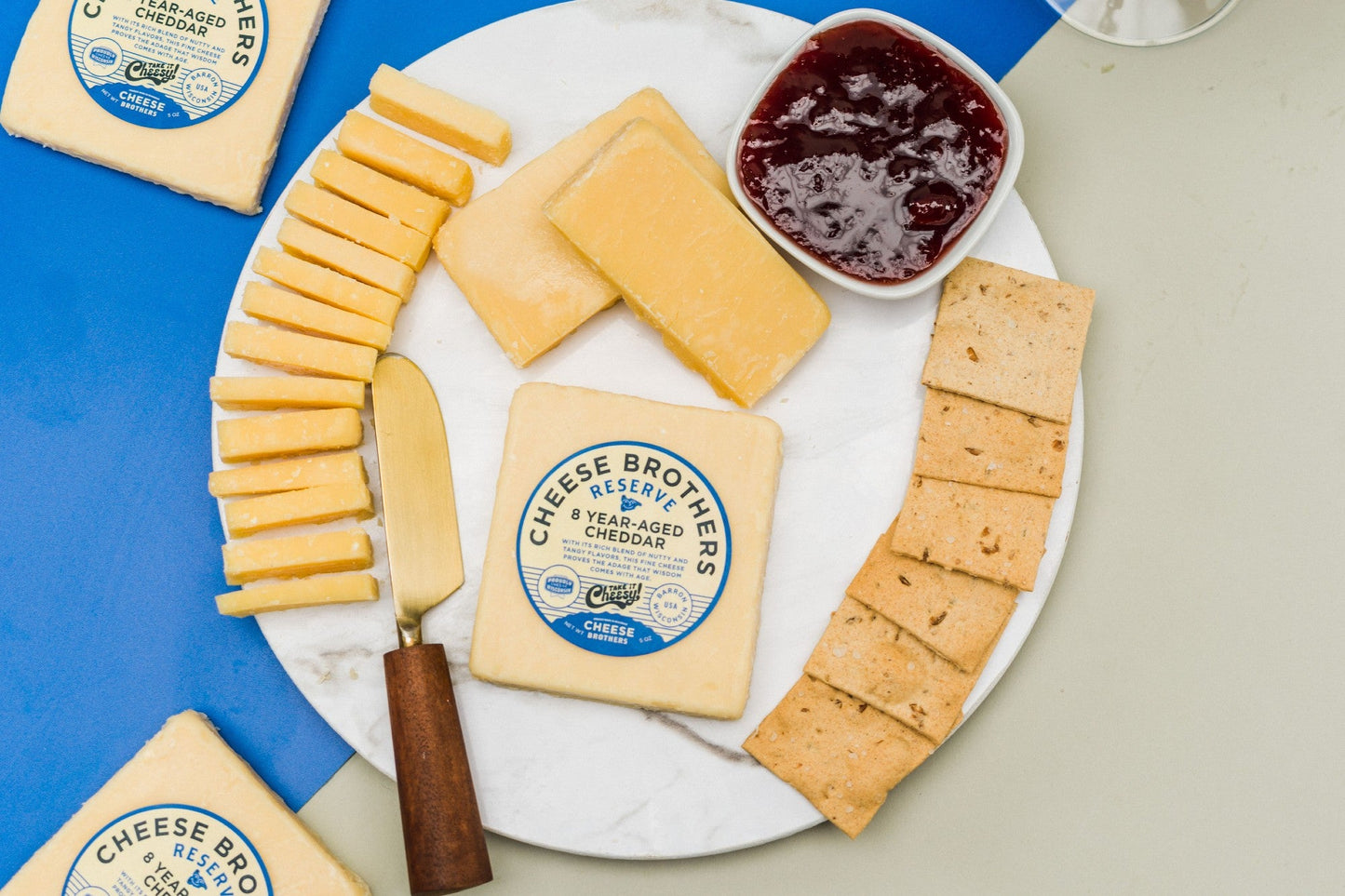 8-Year-Aged Cheddar - Rich, Nutty & Tangy Wisconsin White Cheddar
