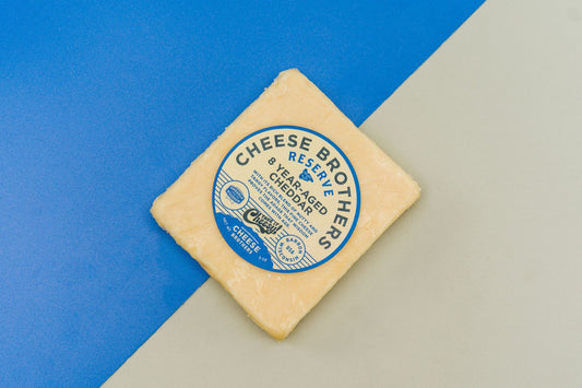 8-Year-Aged Cheddar - Rich, Nutty & Tangy Wisconsin White Cheddar