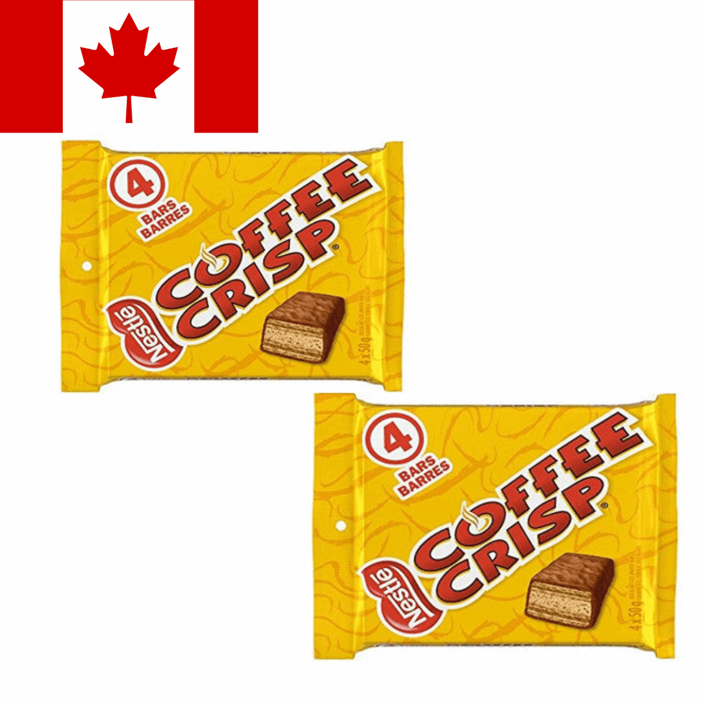 Coffee Crisp Chocolate Bar - Canadian Nestlé Coffee Wafer 1 / 20 Bars | Taste The Planets 