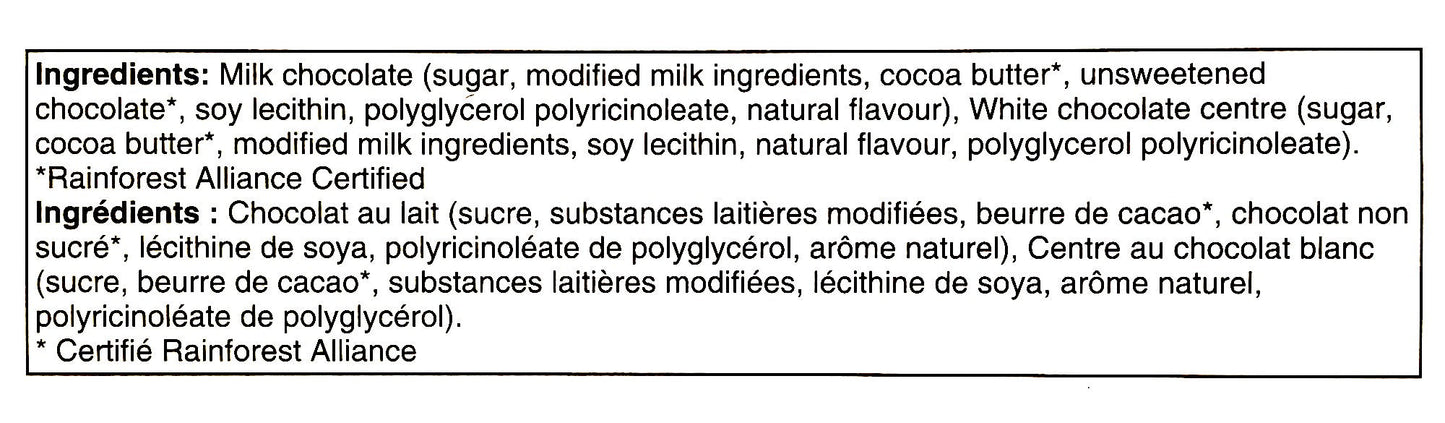 Nestle AERO White Chocolate Bars 24-Pack Box (42g) – Canadian, Australian Mix