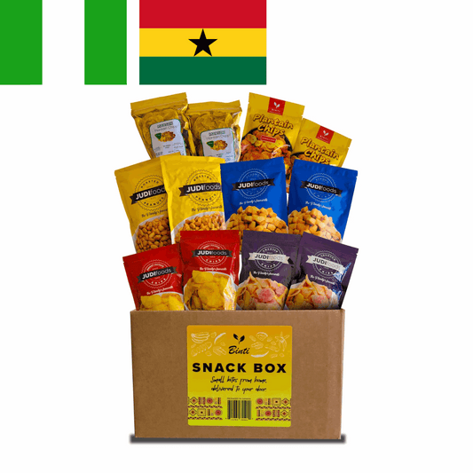 African Snack Box Gift – Nigerian & Ghanaian Snacks, Chips Chin-Chin | Taste The Planets 