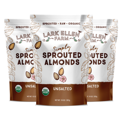 Organic Sprouted Almonds – Air-Crisped, Easy Digestion, Clean Crunch