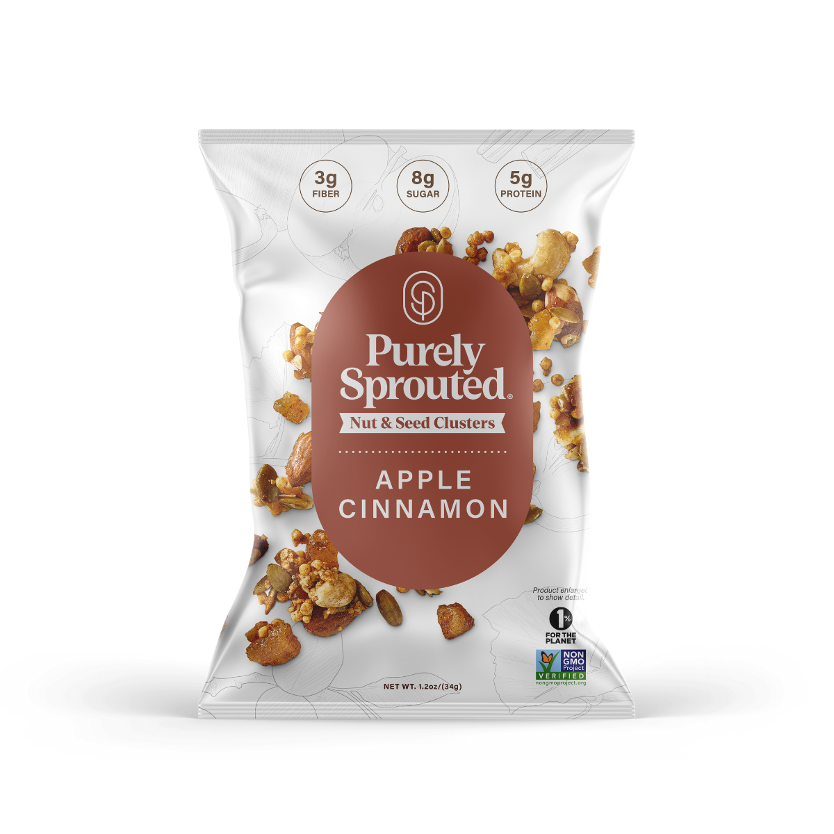 Sprouted Apple Pie Trail Mix – Vegan, Gluten-Free, Protein-Packed Snack