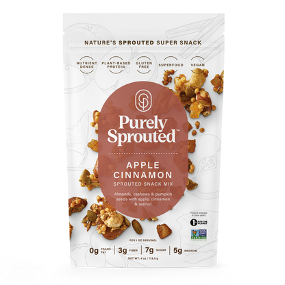 Sprouted Apple Pie Trail Mix – Vegan, Gluten-Free, Protein-Packed Snack