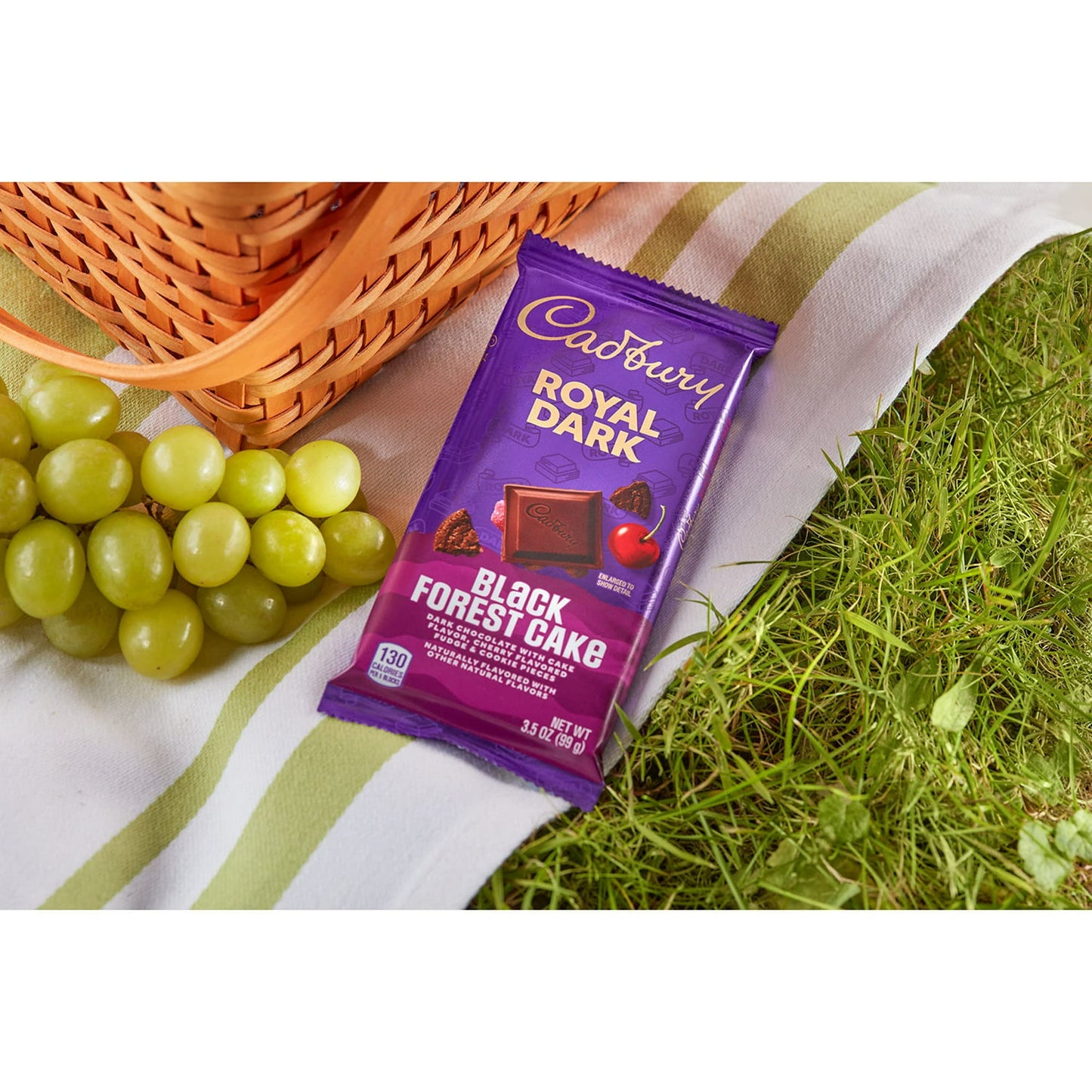 Australian CADBURY ROYAL DARK Black Forest Cake Chocolate Bars Single - 14 Packs
