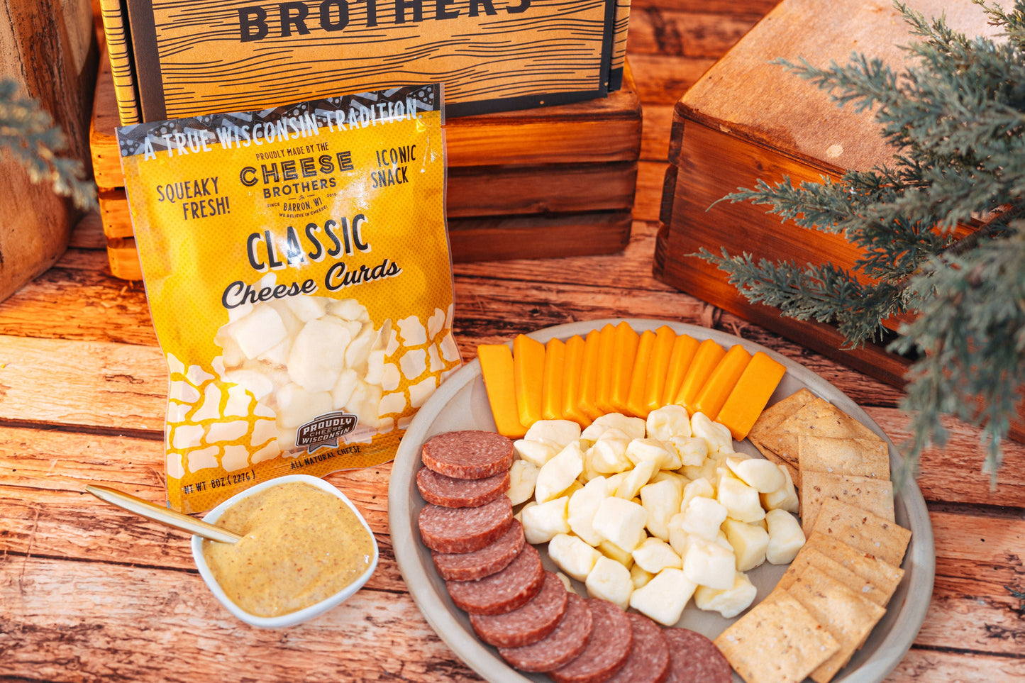 Deluxe Char-CURD-erie Box - 9 Flavors of Wisconsin Cheese Curds Gift Set