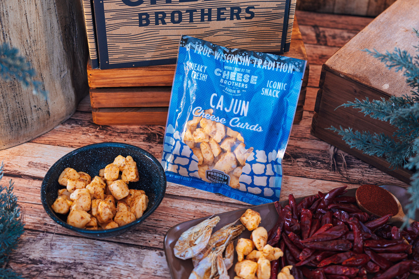 Deluxe Char-CURD-erie Box - 9 Flavors of Wisconsin Cheese Curds Gift Set
