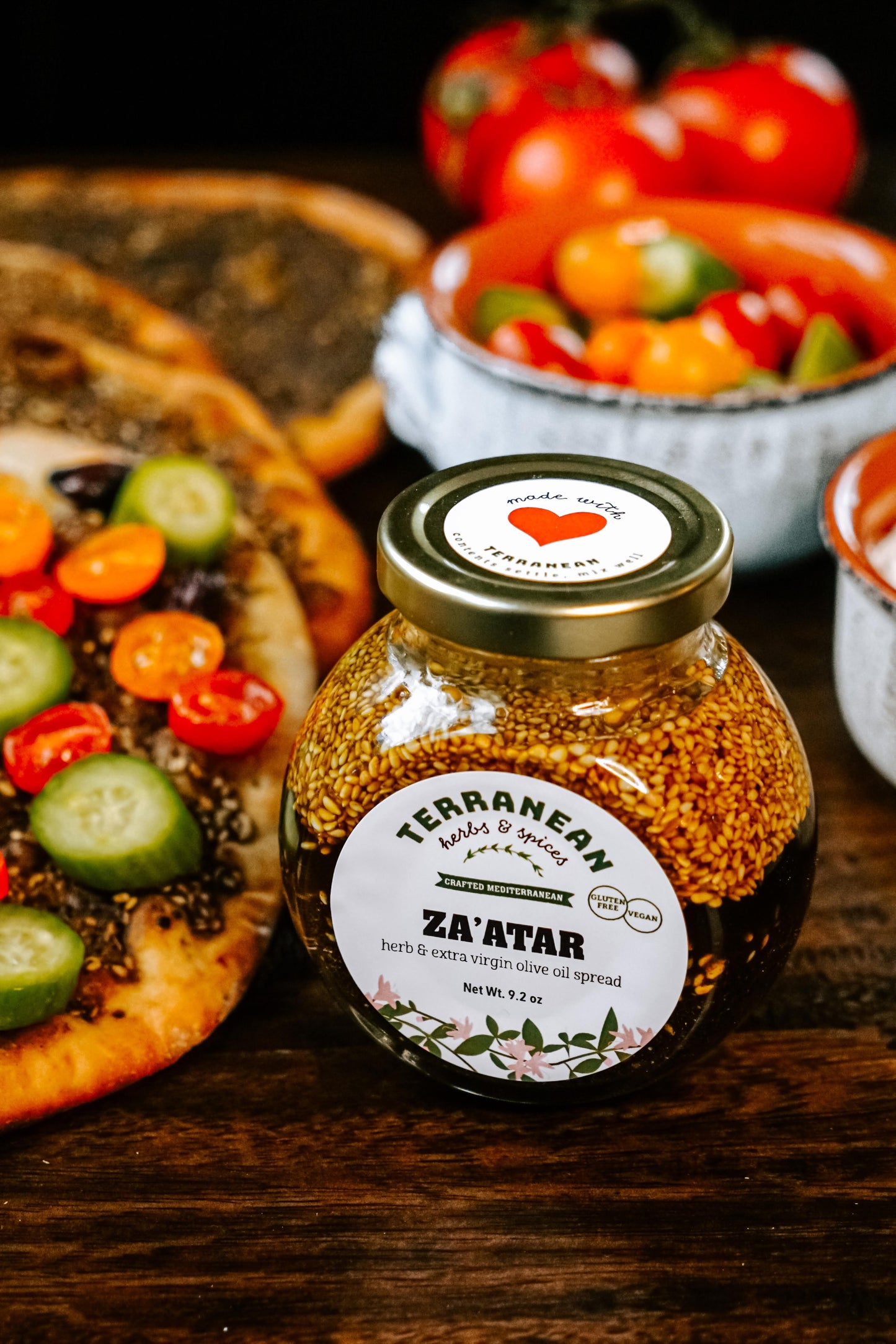 Lebanese Za’atar Blend with Olive Oil – Gluten-Free, Superfood Spread