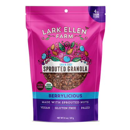 Berrylicious Granola – Organic Sprouted Nuts & Seeds, Gluten-Free