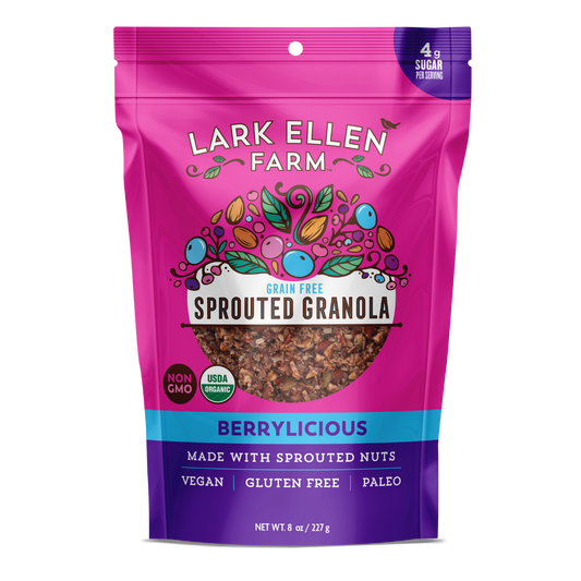 Berrylicious Granola – Organic Sprouted Nuts & Seeds, Gluten-Free