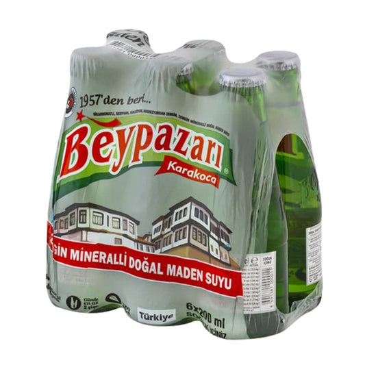 Beypazari Natural Mineral Water 6x200ml - Sparkling Water Multi-Pack