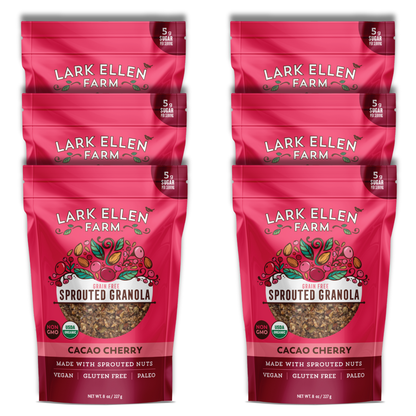 Cacao Cherry Granola – Grain-Free, Vegan, Gluten-Free & Sprouted Nuts