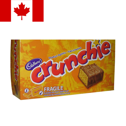 Canadian Cadbury Crunchie Chocolate Bars - 24x44g Bars