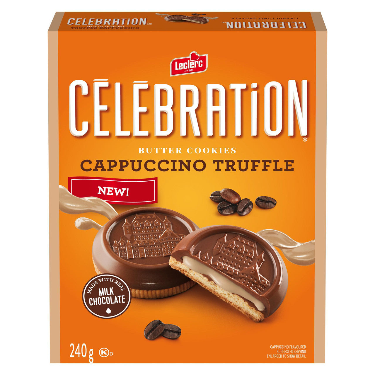 Canadian Leclerc Celebration Dark Chocolate Cookies Varieties