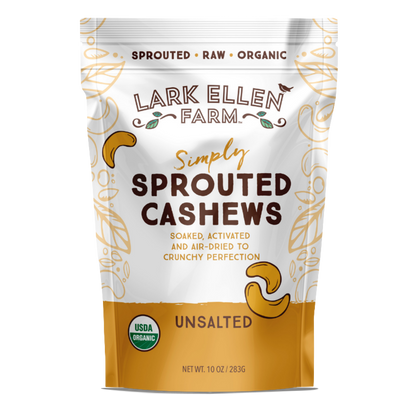 Organic Sprouted Cashews – Nutritious, Digestible, Delicious Snack