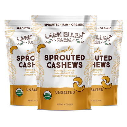 Organic Sprouted Cashews – Nutritious, Digestible, Delicious Snack