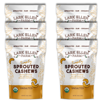 Organic Sprouted Cashews – Nutritious, Digestible, Delicious Snack