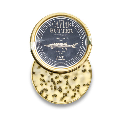 Caviar Butter with smooth, buttery texture and a delicate briny flavor
