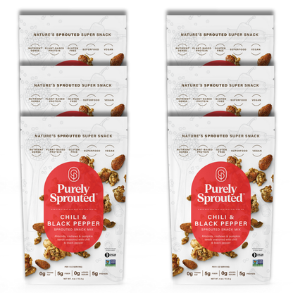 Chili & Black Pepper Trail Mix – Spicy, Sprouted, Vegan, Gluten-Free