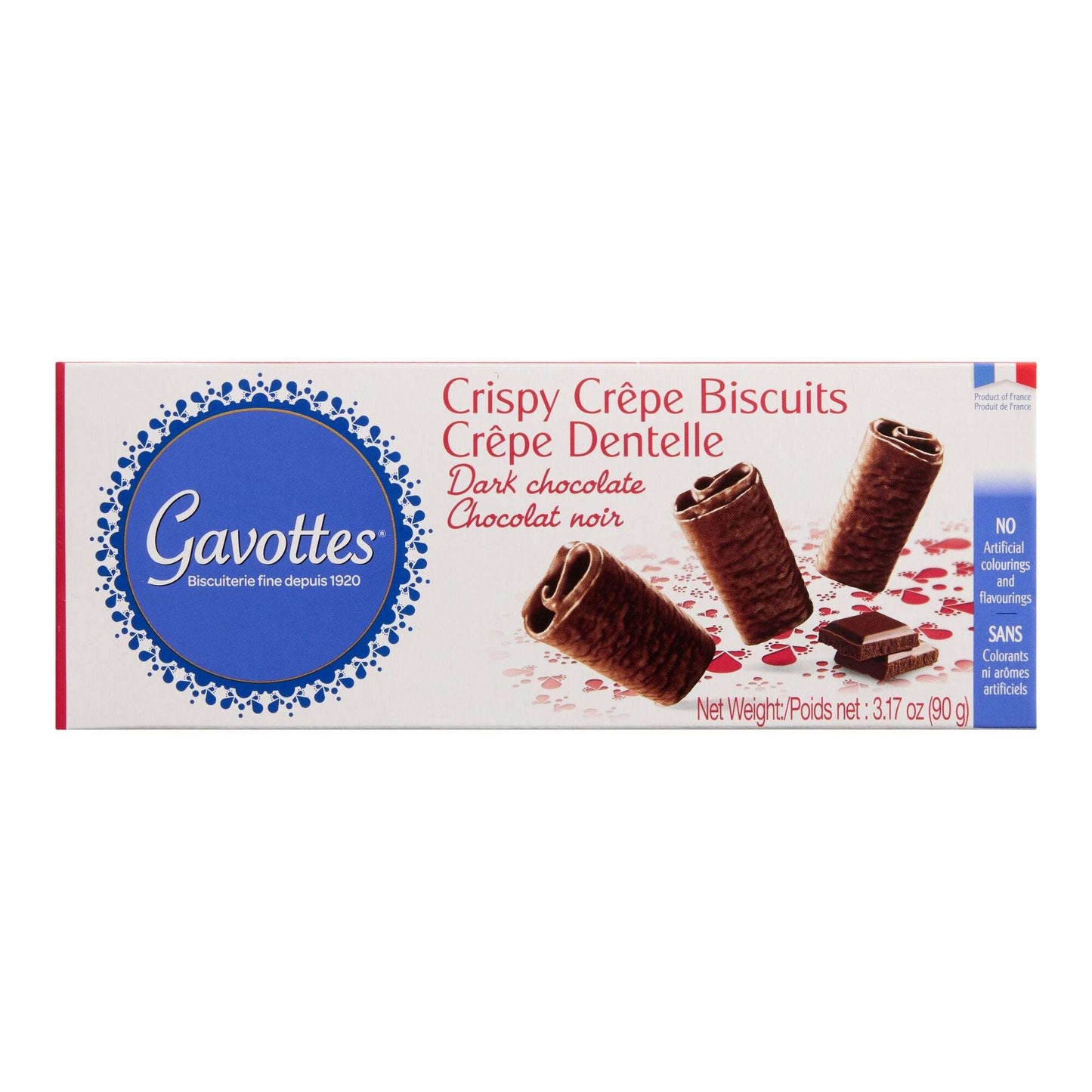 French Gavottes Crispy Crepes Dark and Milk Chocolate 3.17oz - 90g | Taste The Planets 