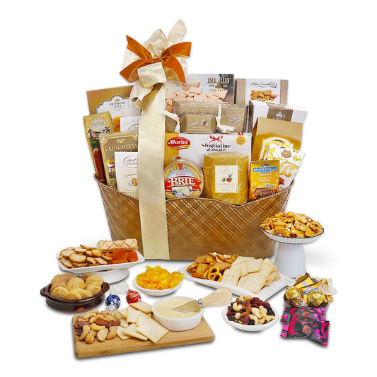 Corporate VIP Gift Basket – Gourmet Sweets, Savory Snacks & Treats