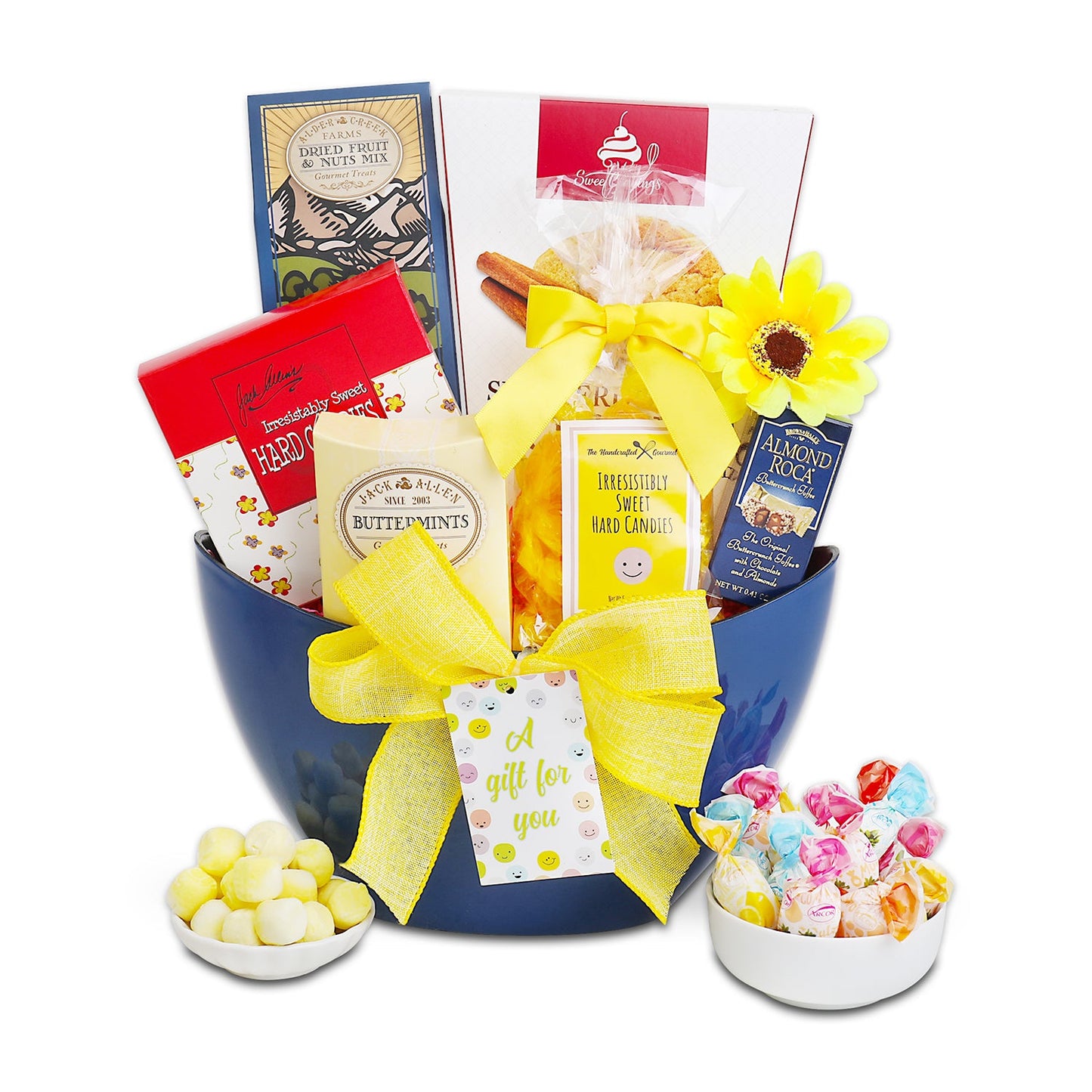 All Smiles Tote – Gourmet Sweets, Cookies, Candies & Fruit Nuts