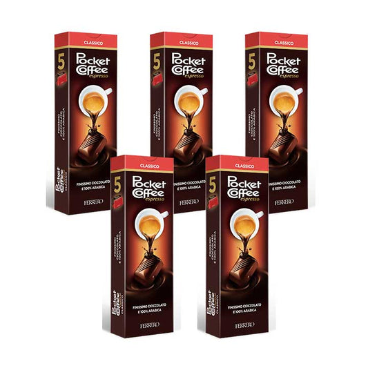 Italian Ferrero Pocket Coffee Espresso Single to Family Size