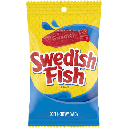 Swedish Fish Candy 3.1 oz or Fat Free 8 oz