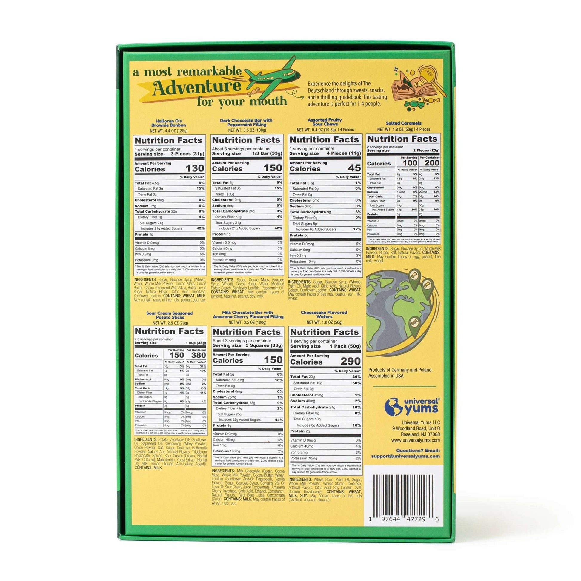 German Chocolate Snack Gift Box – 7 Savory Snacks + Culture Guide | Taste The Planets 