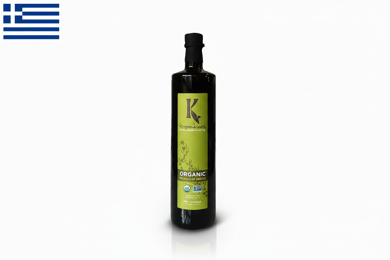 Greek Organic Extra Virgin Olive Oil – Cold-Pressed, Pure Greek Flavor