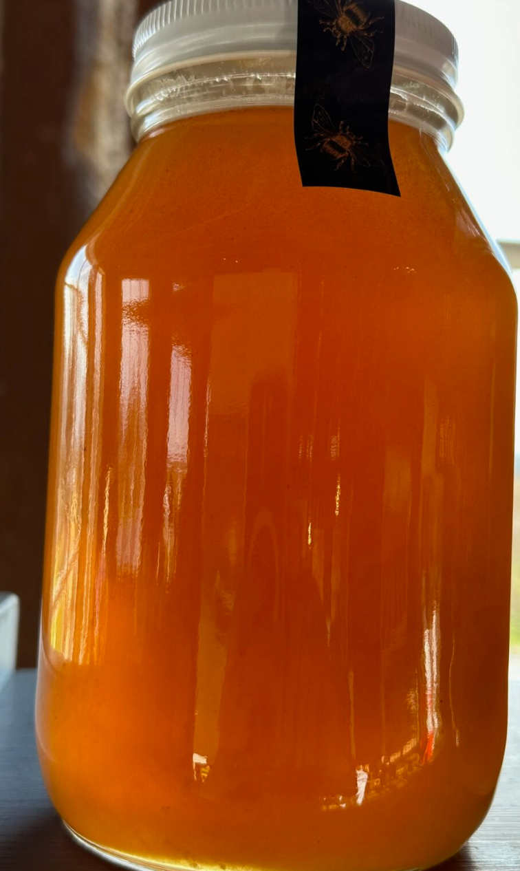 Half-Gallon Raw Honey – 6 lbs of unfiltered, natural, pure honey