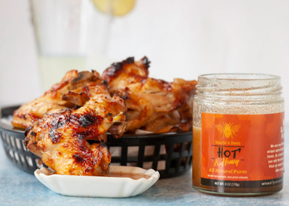 Hot Creamed Honey – 6oz of spicy-sweet, whipped raw honey spread