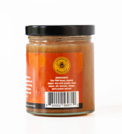 Hot Creamed Honey – 6oz of spicy-sweet, whipped raw honey spread